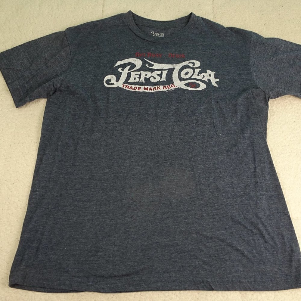 Pepsi Cola Gray Athletic T-Shirt Large